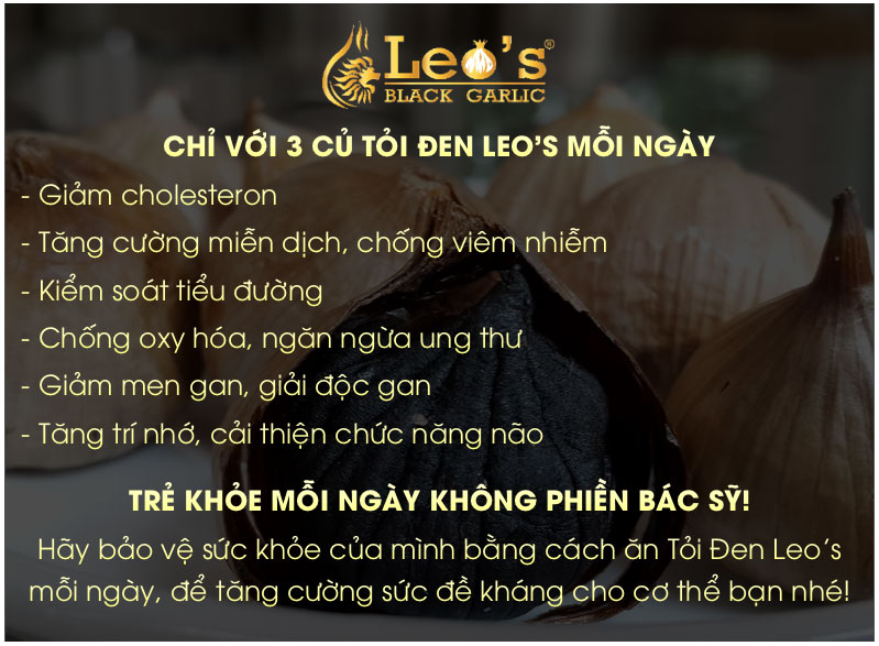 Tác dụng của tỏi đen leo tăng cường sức đề kháng