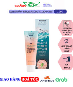 KĐR Bamboo Himalaya Pink Salt Ice Calming Mint 100g