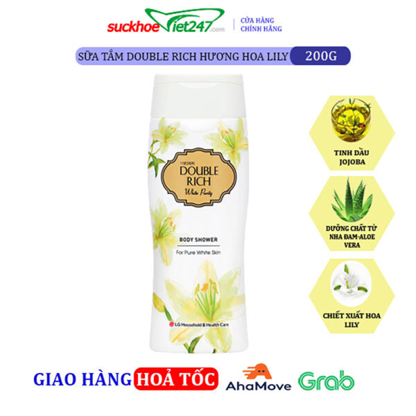 Sữa tắm Double Rich Hoa Lily 200g