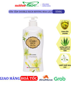 Sữa tắm Double Rich Hoa Lily 550g