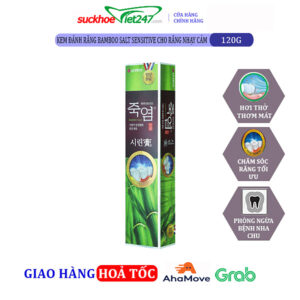 Kem Đánh Răng Bamboo Salt Sensitive Cho răng nhạy cảm 120g