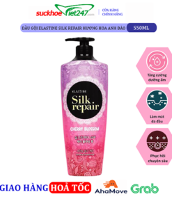 Dầu gội Elastine Silk Repair Hương Hoa Anh Đào 550ml