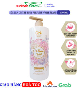 Sữa tắm On The Body Perfume White Pearl 1000g -hương nước hoa quyến rũ nhất cho phái đẹp