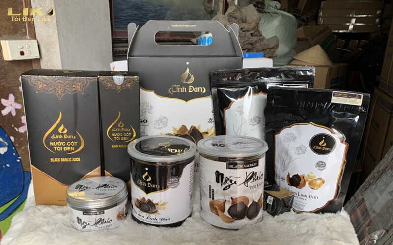 Một số sản phẩm khác của thương hiệu Tỏi đen Linh Đan