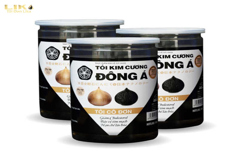 Tỏi đen Đông Á được sản xuất từ nguyên liệu tốt