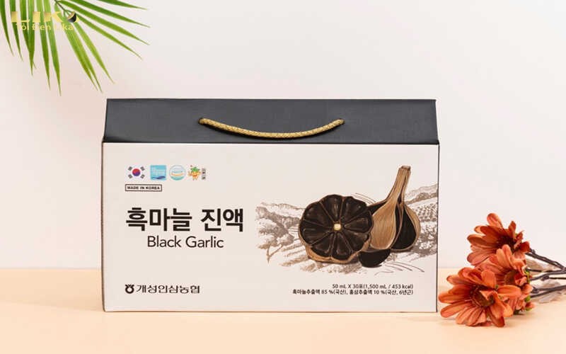 Tỏi đen Hàn Quốc được dùng để sản xuất sản phẩm gì?
