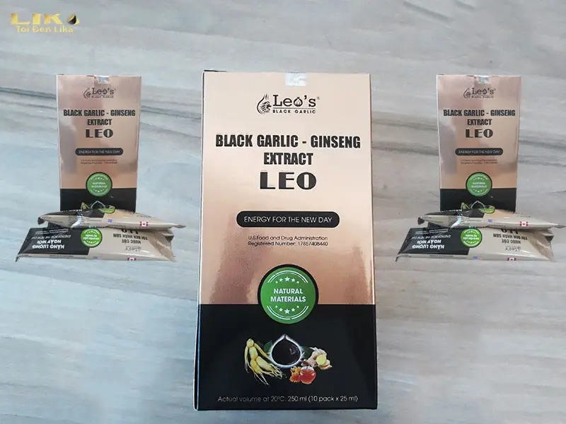 Tỏi đen Sâm Ngọc Linh hay Nước cốt tỏi đen nhân sâm LEO’S tốt hơn?