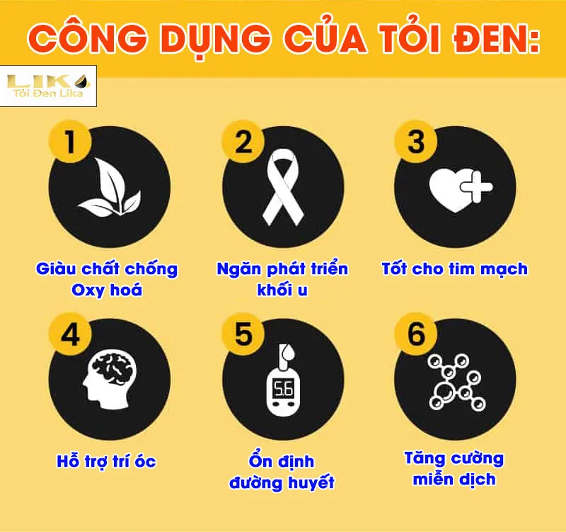 Công dụng của tỏi đen đối với sức khỏe