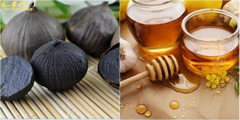 Tỏi đen ngâm mật ong tạo nên hương vị hấp dẫn
